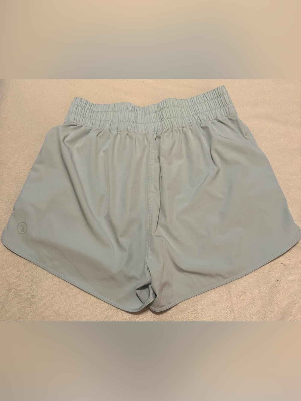 Local Girl Outfitters High-Waisted Volley Shorts in Bluff Grey
